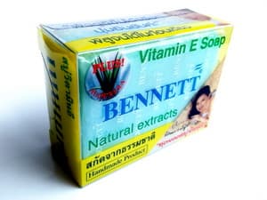 BENNETT soap Vitamin E plus Aloe Vera Thai brand